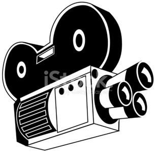309x300 Old Film Movie Camera Stock Vectors