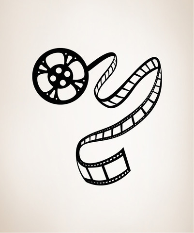 401x480 Vinyl Wall Decal Sticker Movie Film Roll