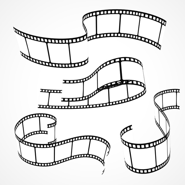 600x600 Hand Drawn Film Reel Vector 01