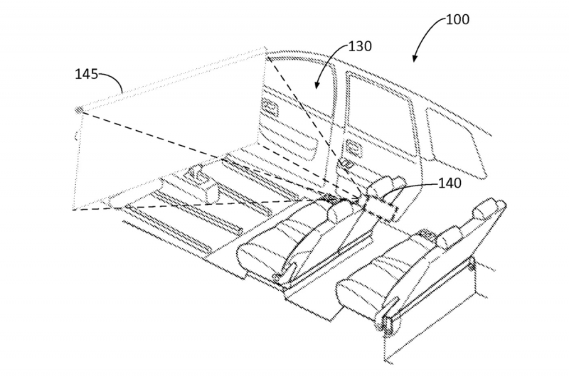 800x533 Ford Patents An In Car Movie Theater That Covers Self Driving