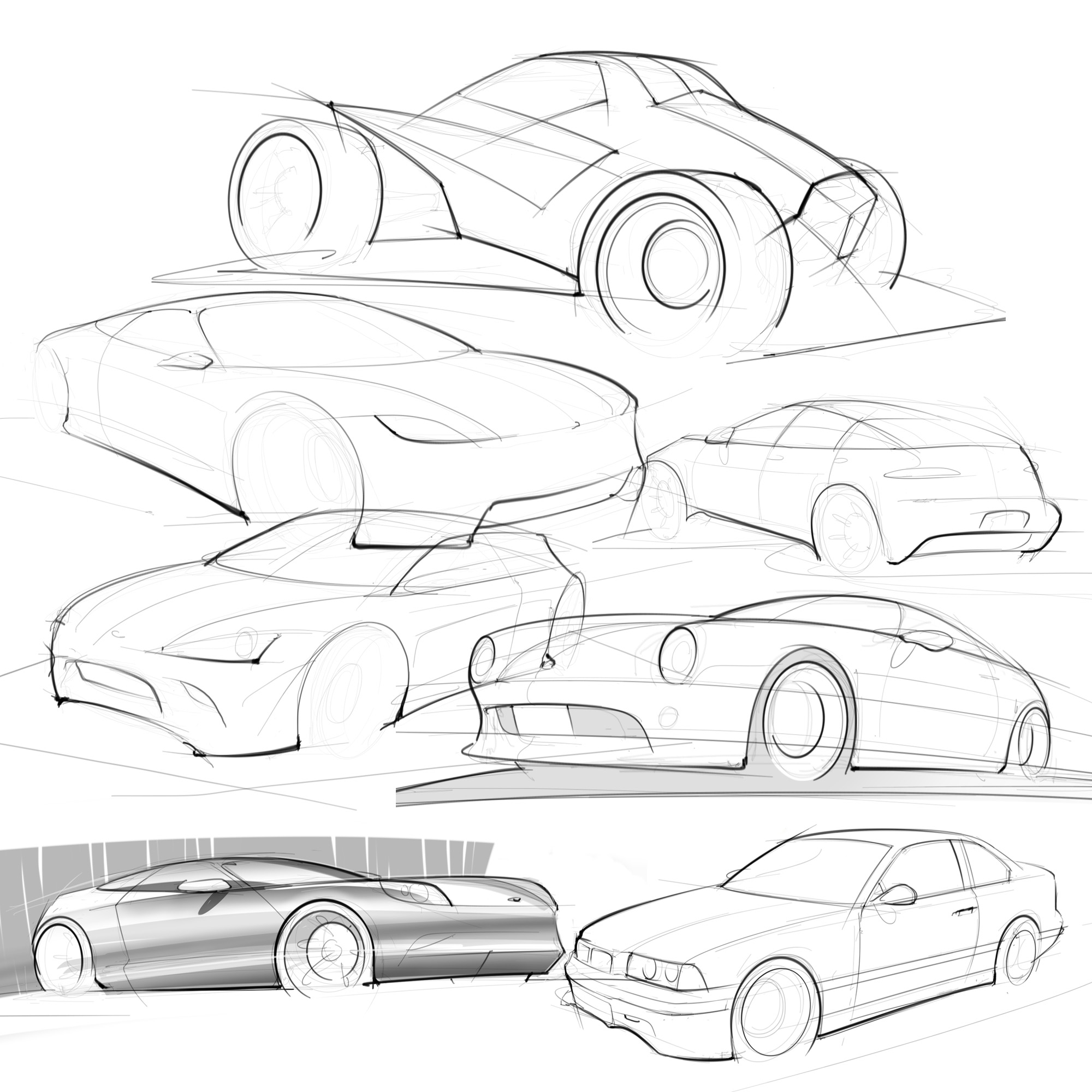 2000x2000 Getting Serious About Being A Great Automotive Illustrator