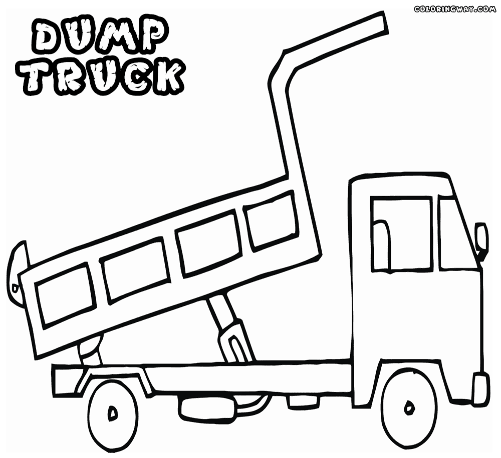 1000x916 Dump Truck Coloring Pages Coloring Pages To Download And Print
