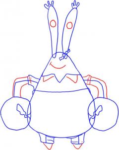 240x302 How To Draw How To Draw Mr Krabs From Spongebob Squarepants