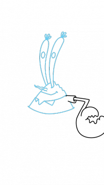 215x382 How To Draw Mr. Krabs, Spongebob, Cartoons, Easy Step By Step