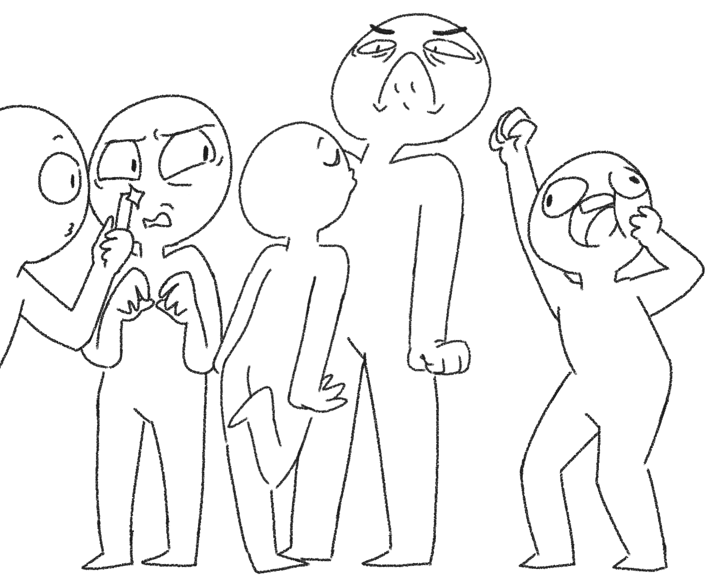 1500x1200 More Like Draw The Squad 3 By Shorterthantheeeasel