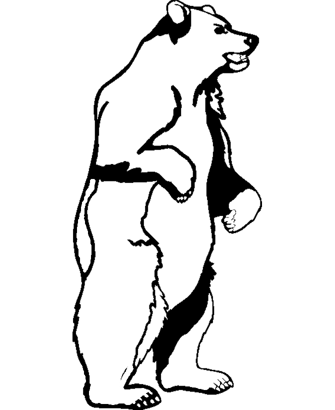 670x820 Grizzly Bear Coloring Pages