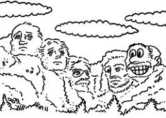 240x172 Mount Rushmore Cartoon Clipart