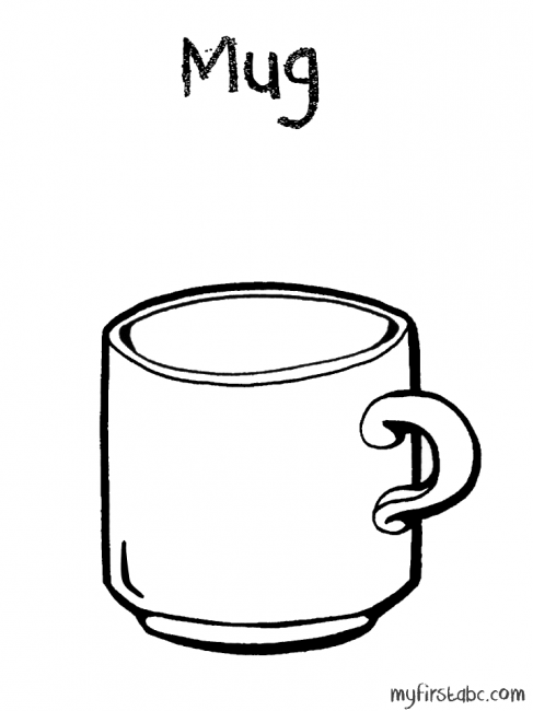 487x650 Mug Coloring Pages Nice Coloring Pages For Kids