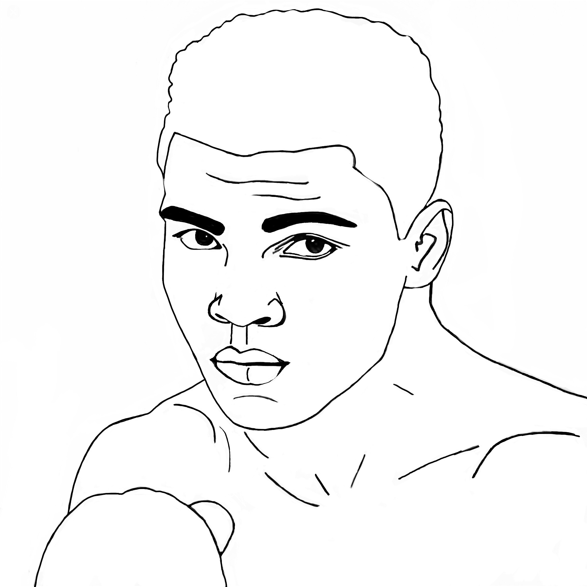Muhammad Ali The Greatest Drawing By Andrew Read | Images and Photos finder