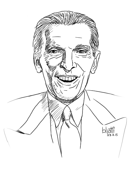450x618 My Hero Quaid E Azam Muhammad Ali Jinnah A Portrait Made By Me