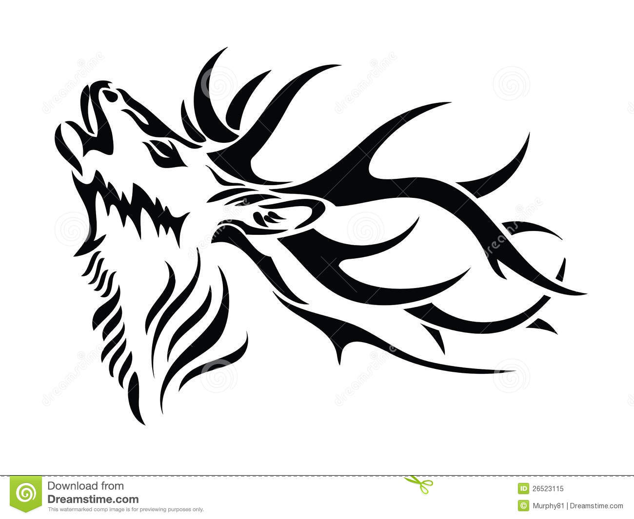 1300x1065 Tribal Deer Skull Clipart