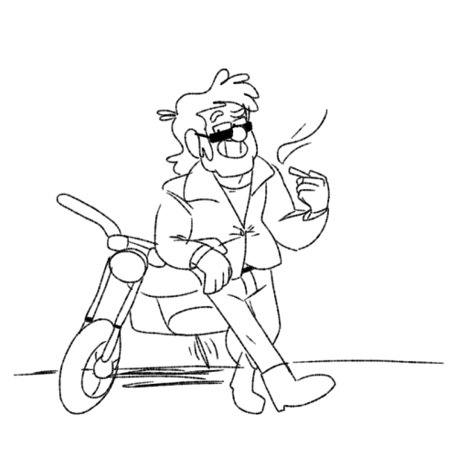 500x500 Mullet Biker Stan Tumblr