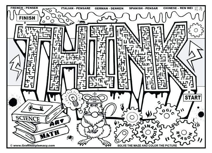 736x532 Middle School Coloring Pages And Think Graffiti Free Multicultural