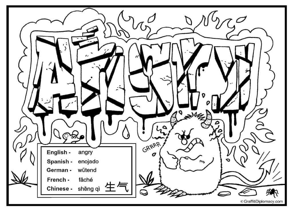 1024x740 Moody Monsters Coloring Book