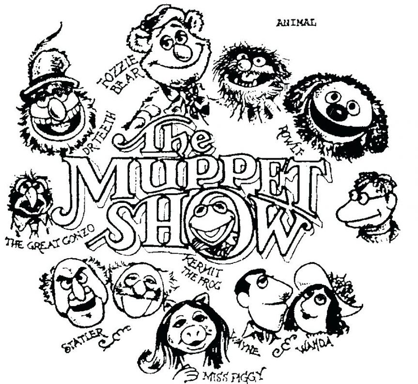 863x793 The Muppets Coloring Pages Disney Coloring Book. Kermit Coloring