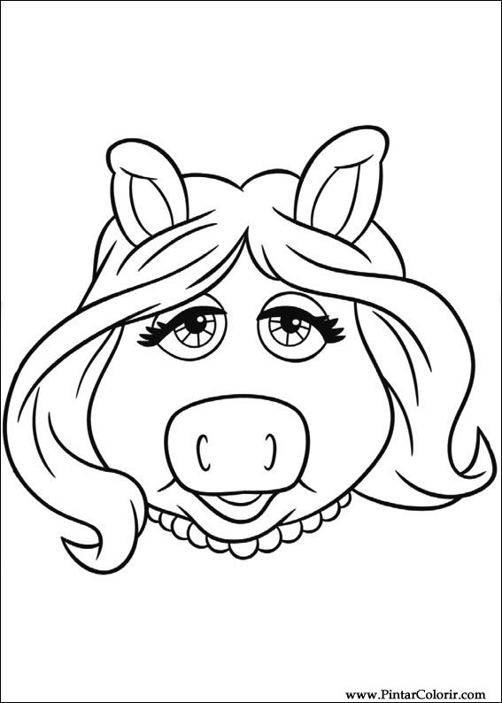 567x794 Drawings To Paint Amp Colour Muppets