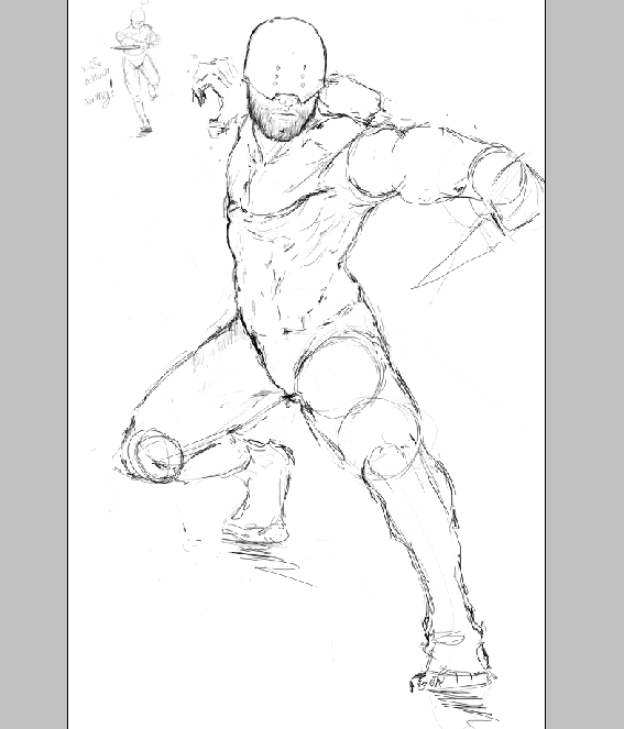 567x663 Freakishly Muscular Old Guy With Unnaturally Long Arms (Working Title)