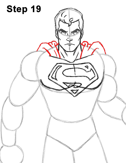 404x523 How To Draw Superman (Full Body)