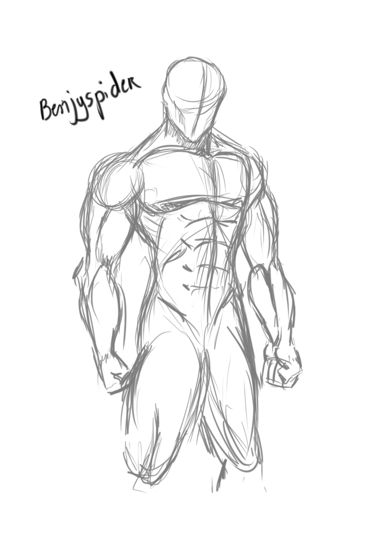 735x1088 Draw A Body Type Marvel By Benjyspider