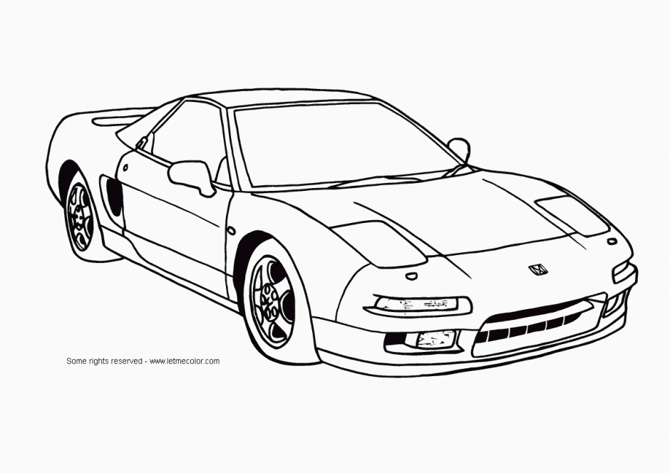 940x664 Cool Muscle Car Coloring Pages Color Bros