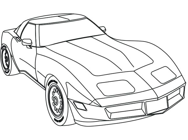 600x449 Pretty Muscle Car Coloring Pages Free Download Race Cars