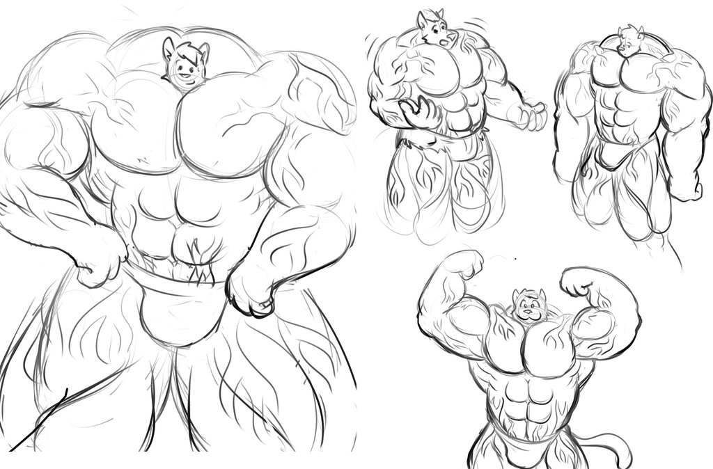 1024x674 Sketch Veins And Muscles Practice By Caseyljones