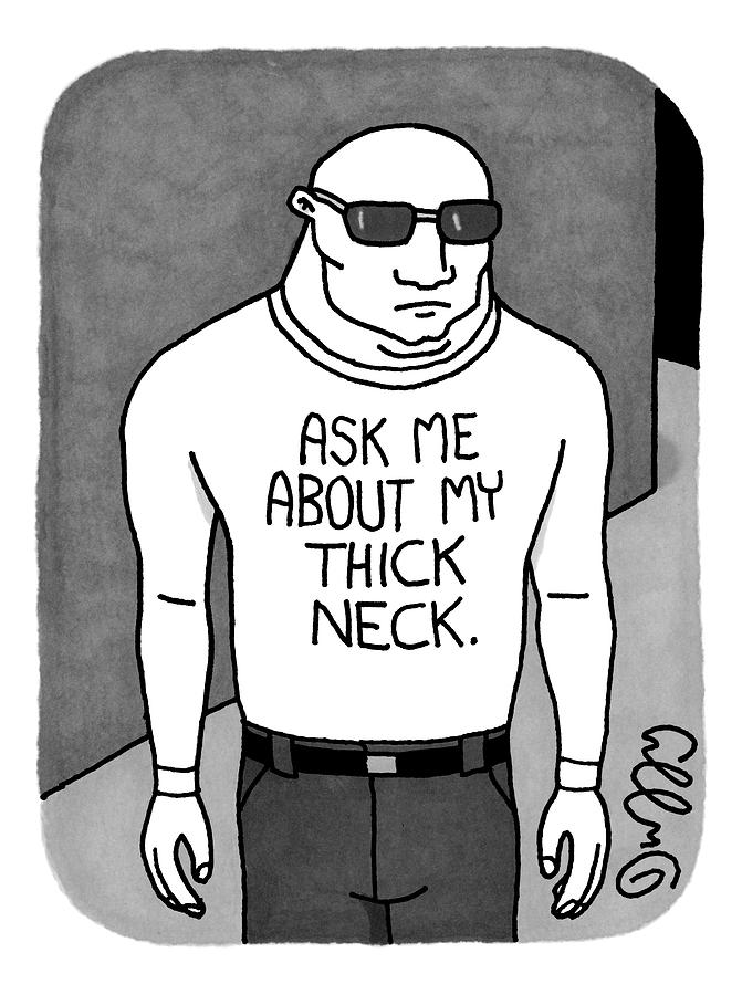 671x900 Large, Muscular Man Stands With A Shirt That By J.c. Duffy