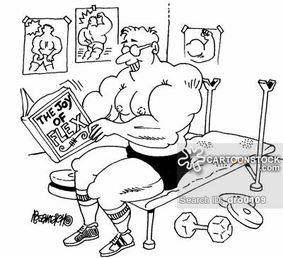 400x366 Muscle Men Cartoons And Comics