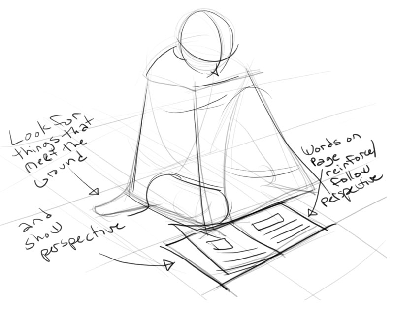 800x645 The Museum Art From Artist Kirk Shinmoto Figure Drawing Tip