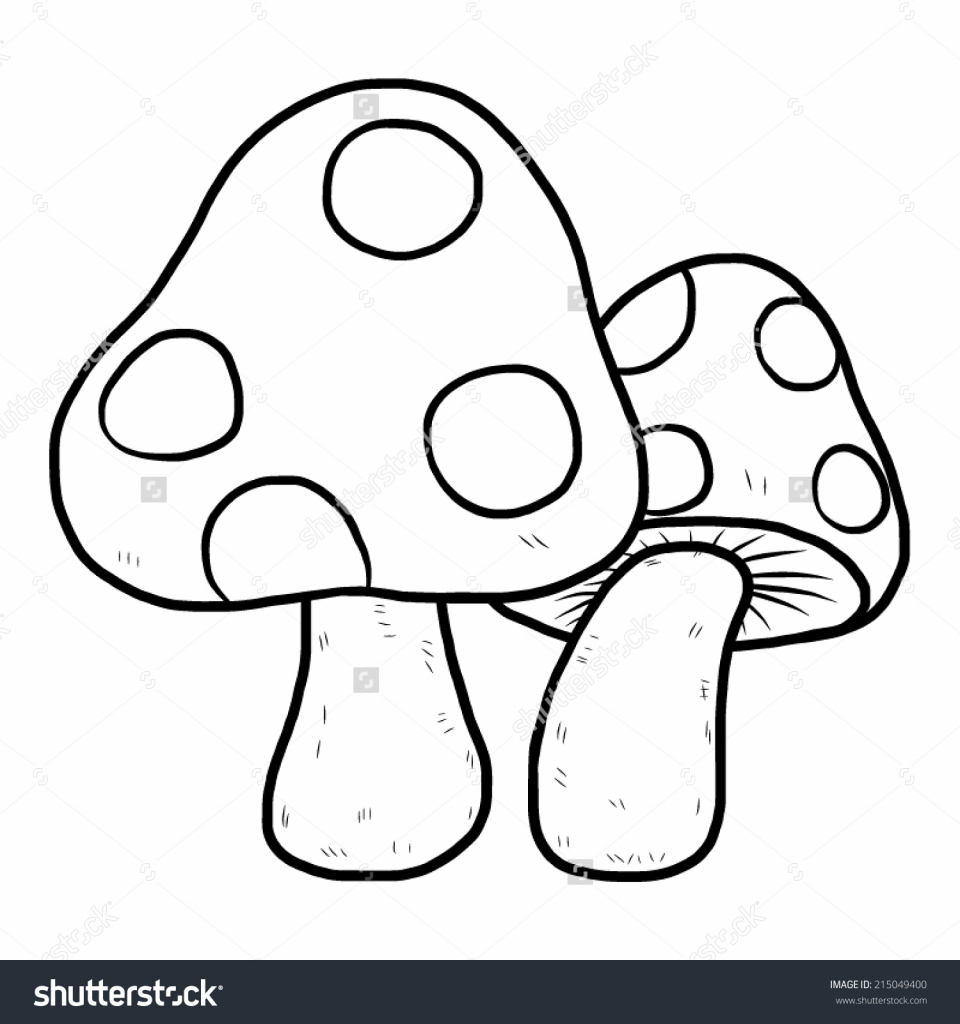 960x1024 Cartoon Mushroom Drawings