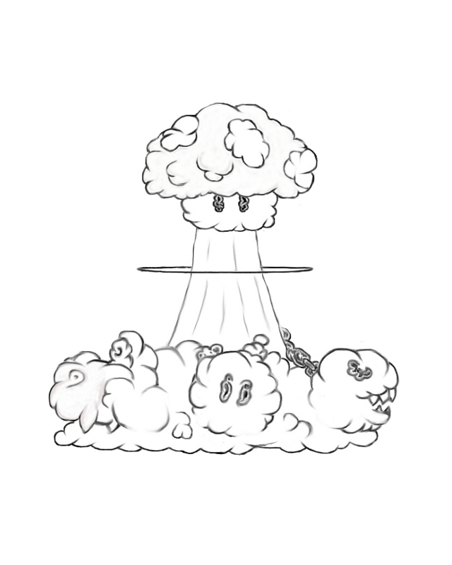 640x800 Concept Mushroom Cloud By Voidwhereprohibited