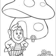 220x220 Big Ears' Mushroom House Coloring Pages