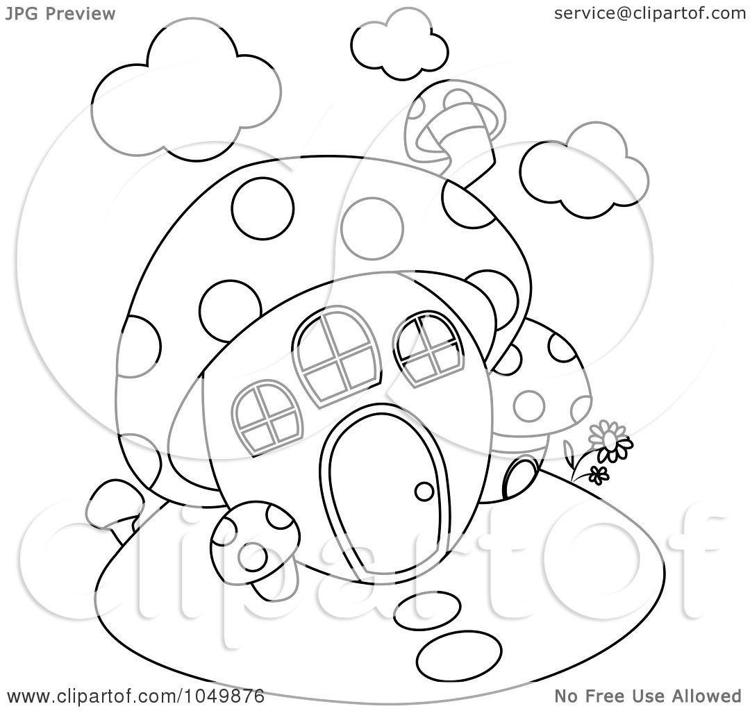 1080x1024 Royalty Free (Rf) Clip Art Illustration Of A Coloring Page Outline