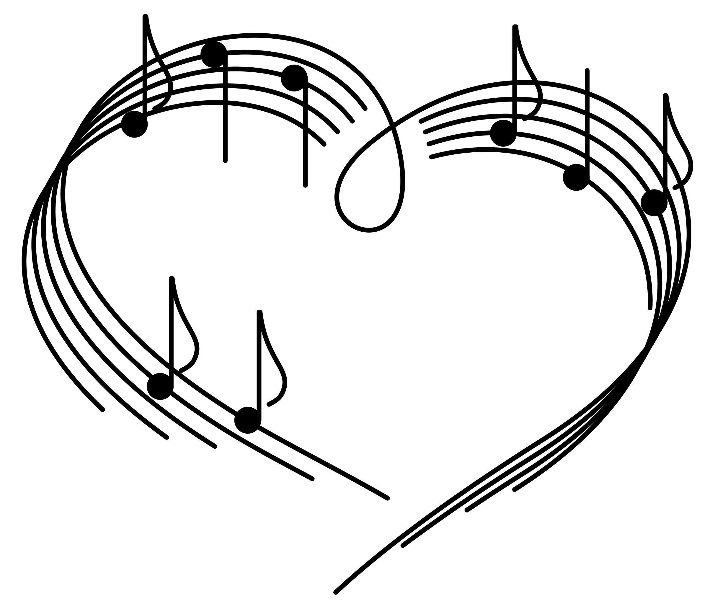 2422x2063 Heart Music Symbols Bg