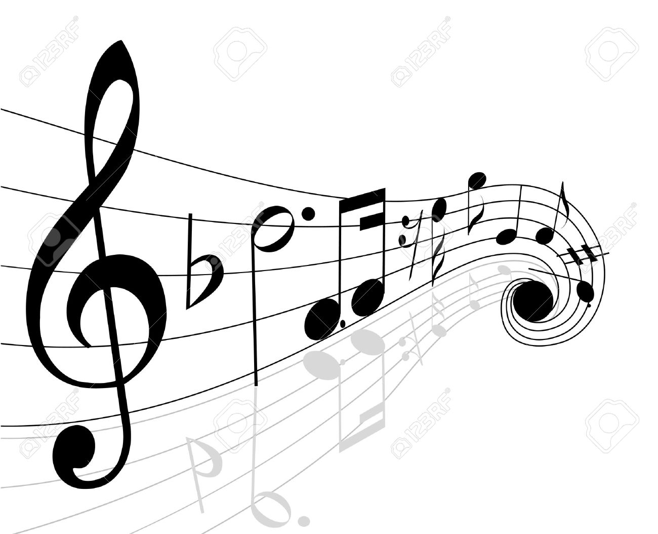 1300x1054 Musical Notes Royalty Free Cliparts, Vectors, And Stock
