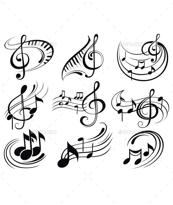 590x700 Pictures Of Music Notes And Symbols Collection