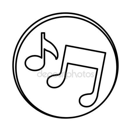 450x450 Silhouette Symbol Music Sign Icon Stock Vector Grgroupstock