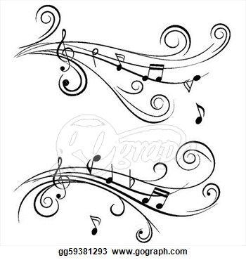 350x370 Image Result For Clipart Free Music Staff Abstract Tangles