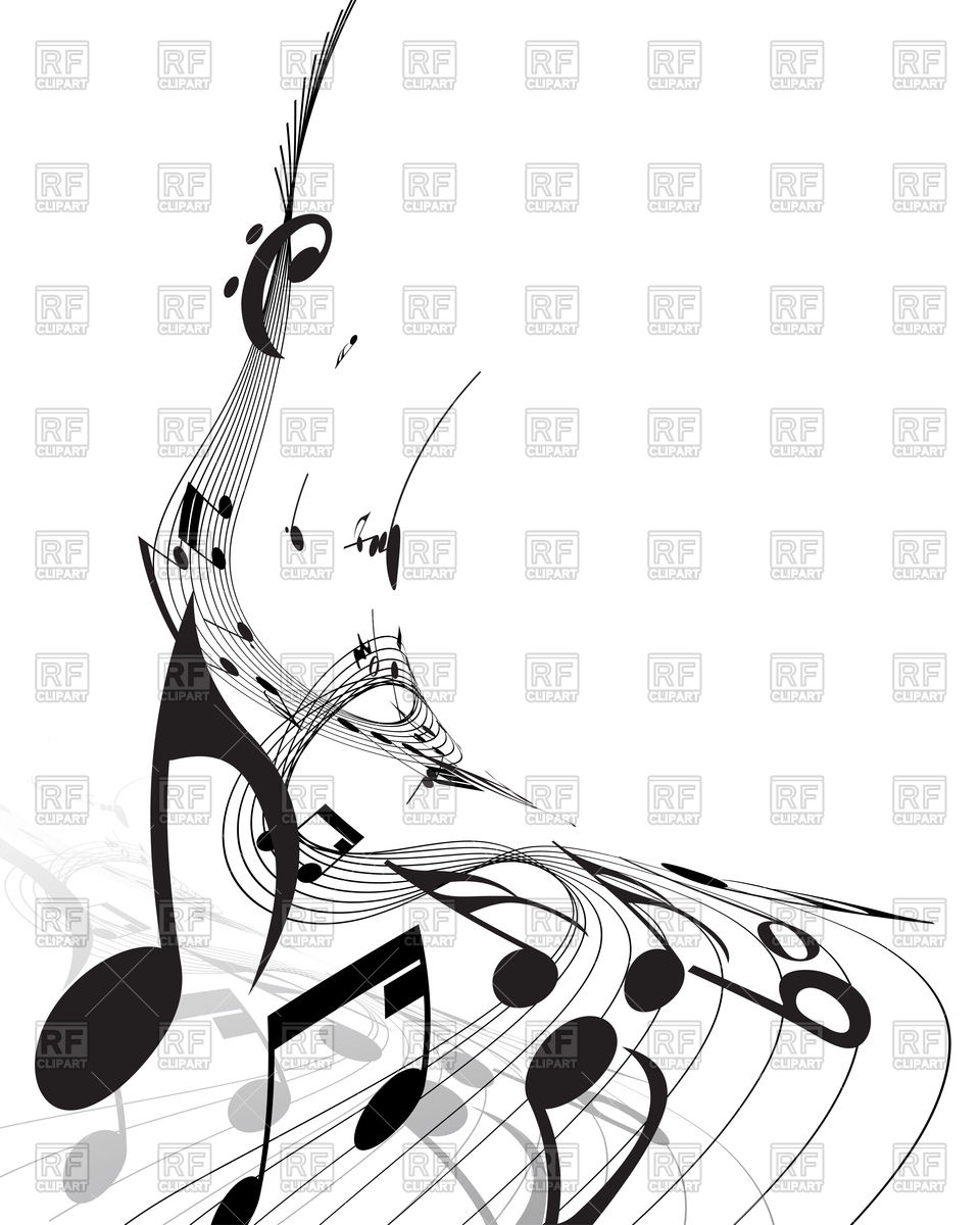 960x1200 Musical Notes Staff Royalty Free Vector Clip Art Image