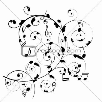 340x340 Music Staff Images Image 3570876 Musical Notes From Crestock