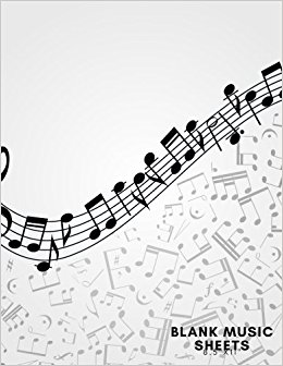 260x336 Blank Music Sheets 8.5x11 Notes Cover Music