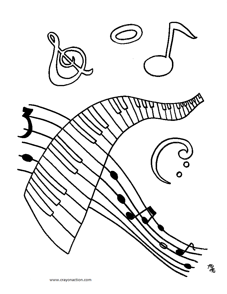 Music Symbols Drawing at GetDrawings | Free download