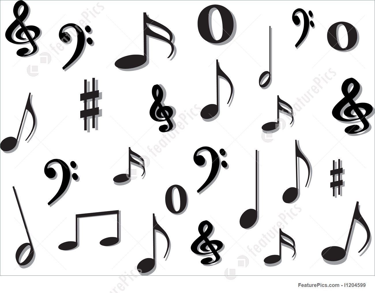 1300x1015 Musical Instruments Music Notes