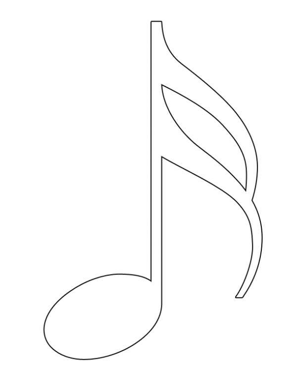 590x763 Printable Music Note Coloring Pages Coloring Me