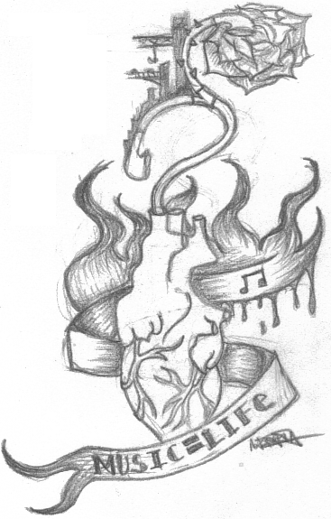 367x575 Music Is Life. By Bloodyxgun