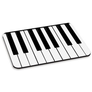 300x300 Piano Keys Keyboard Pc Computer Mouse Mat Pad