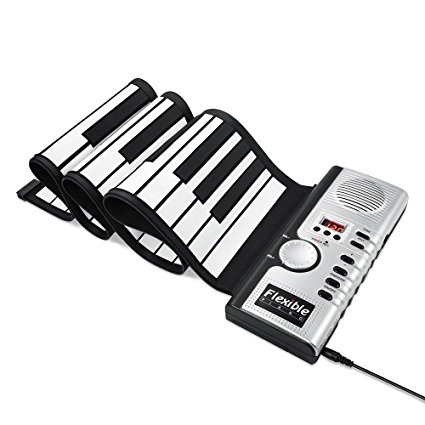 425x425 New Upgraded Alwoa Roll Up Keyboard Piano, 4 Modes 61