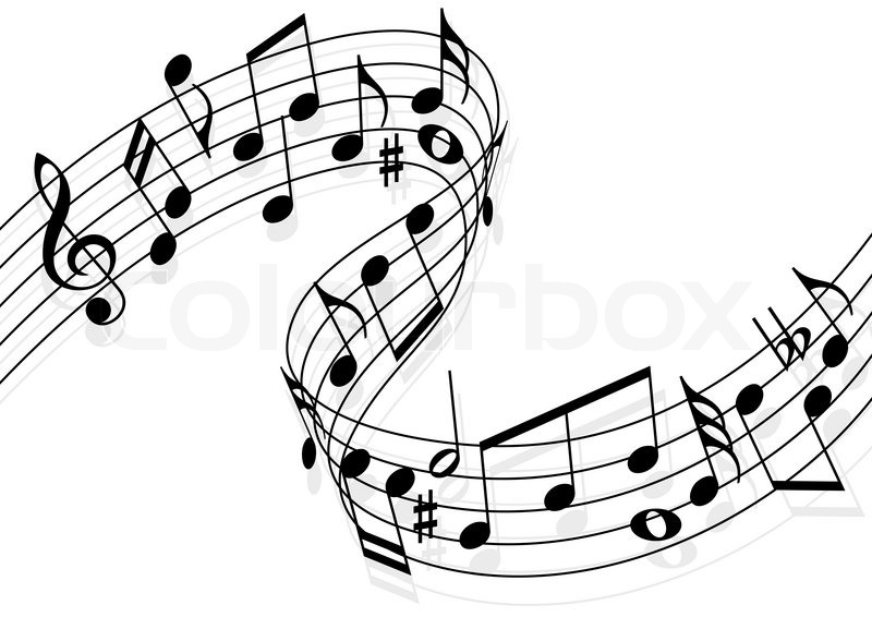 800x566 Music Notes Stock Vector Colourbox