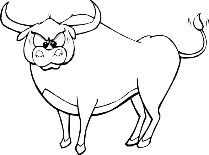 666x495 Ox Coloring Page Coloring Page For Kids