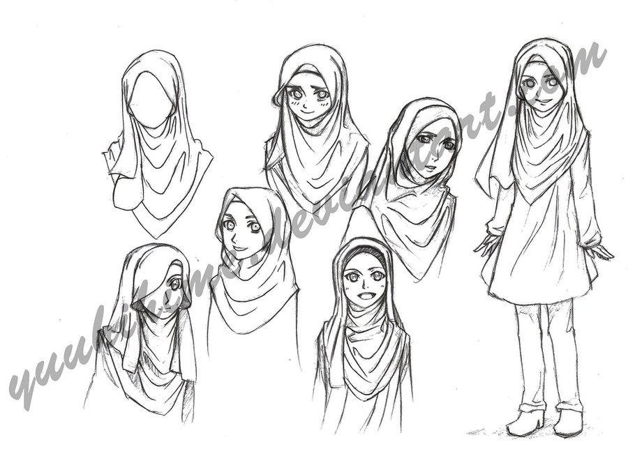 900x654 Muslim Girl By Yuuhihime